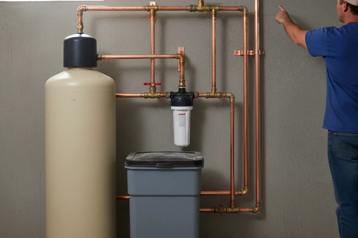 Whole-house water treatment system installed in Churubusco